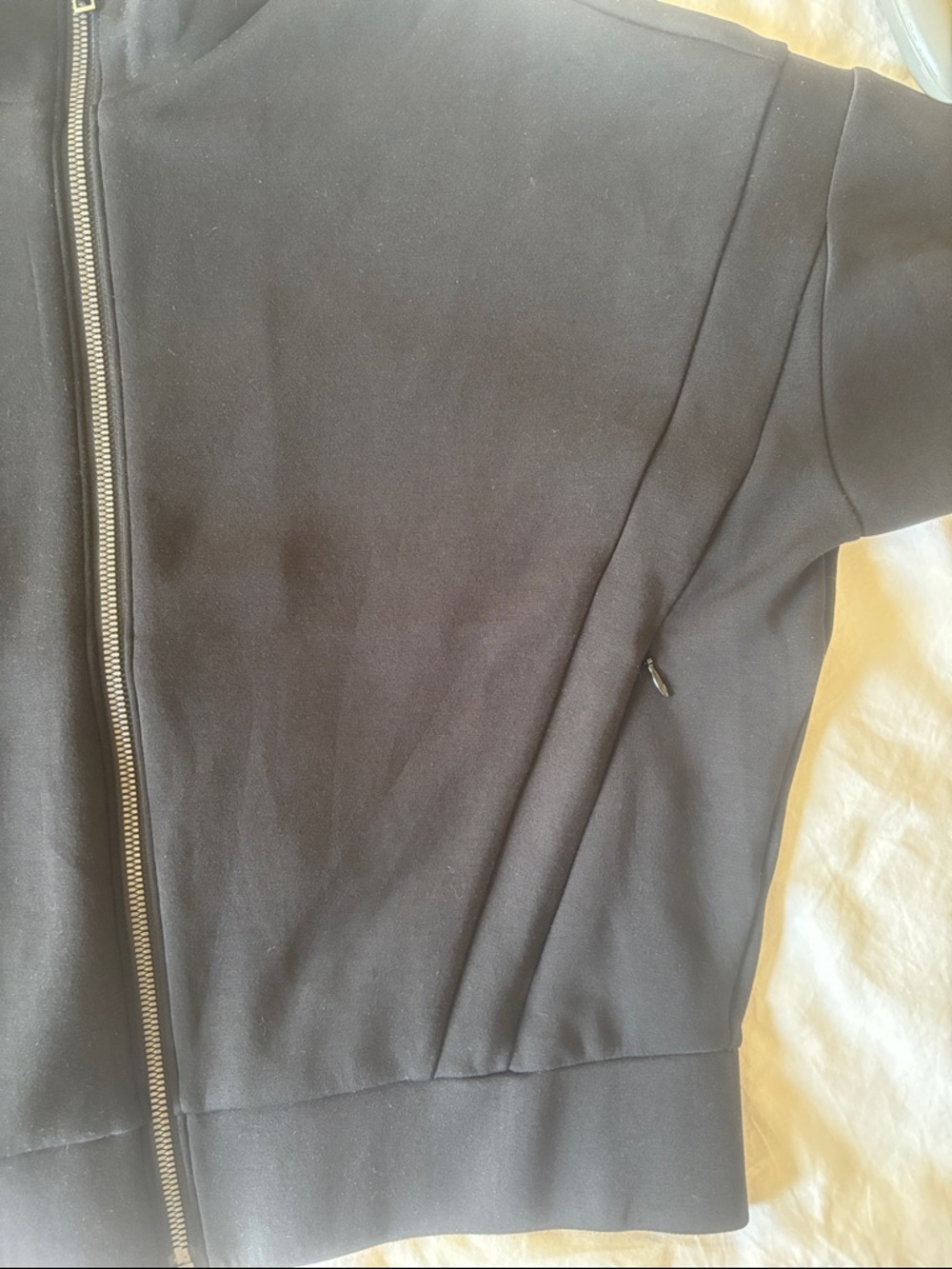 Spanx AirEssentials Track Jacket in Very Black - Picture 6 of 8